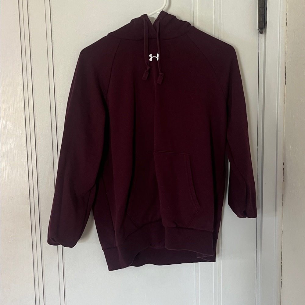 Under Armour Burgundy Pullover Hoodie